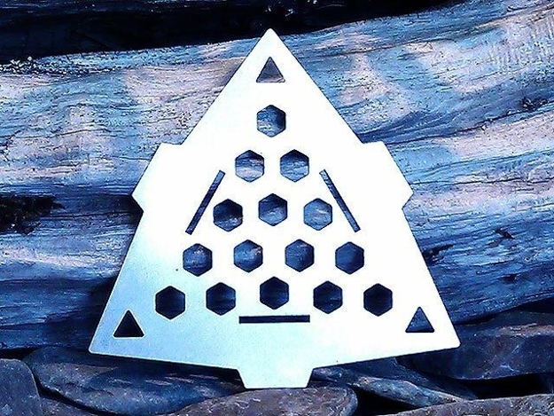 Picture of Triangle Burn Plate - Titanium